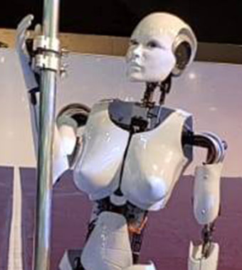 Elettre” de paaldansende Robot